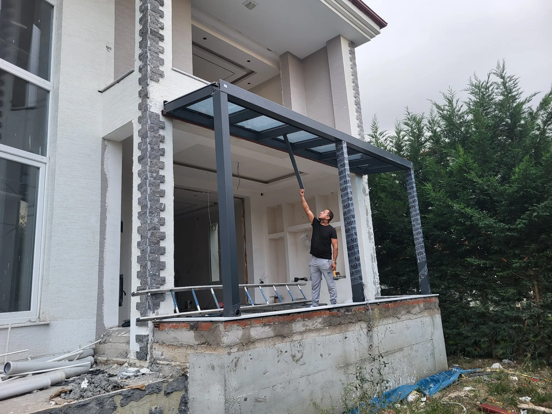 Kastamonu Pergola tadilat tamirat işleri ve giyotin cam tadilatı